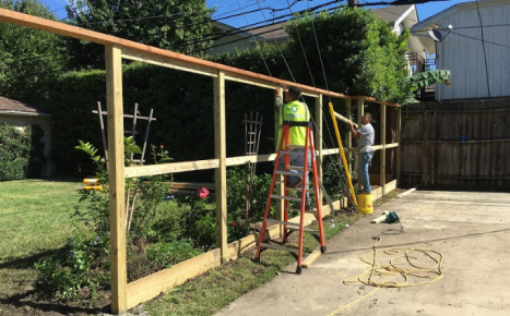 building a fence