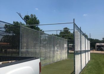 commercial chain link fence in houston texas