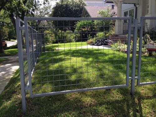chain link fence spring