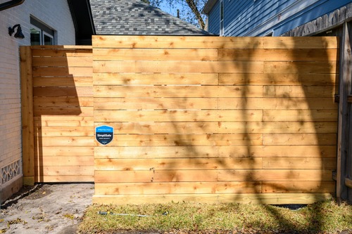 horizontal fence in houston