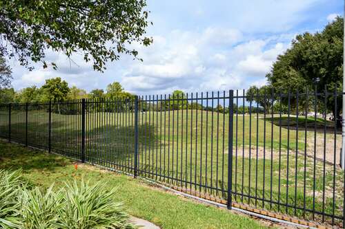 commercial fence at Jersey Village Golf Course