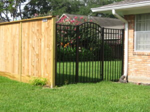 Durable wood fence built by Griffin Fence